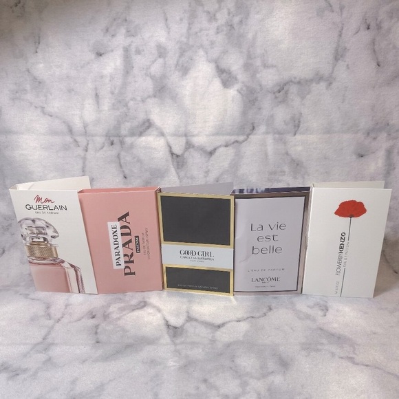 Bundle 5 Designer Samples - Guerlain, Prada, Lancome, Kenzo, Carolina Herrera - Picture 2 of 15